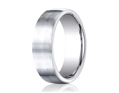 Cobaltchrome  7.5mm Comfort-Fit Satin-Finished Design Ring 11556CO